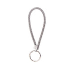 Diamond Wristlet Keychain Metal Flexible Loop Multiple Colors 10