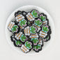 Cactus Silicone Focal Beads with Text Design 20pcs - Cactus