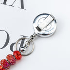 Beadable Badge Bar Reels With Glitter