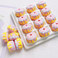 Painted Cake Acrylic Beads 14x20mm Colorful Dripping Icing 10pcs 12