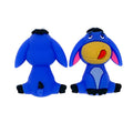 Silicone 3D Focal Beads Eeyore Royal Blue Sleepy Eyes