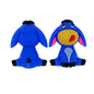 Silicone 3D Focal Beads Eeyore Royal Blue Sleepy Eyes