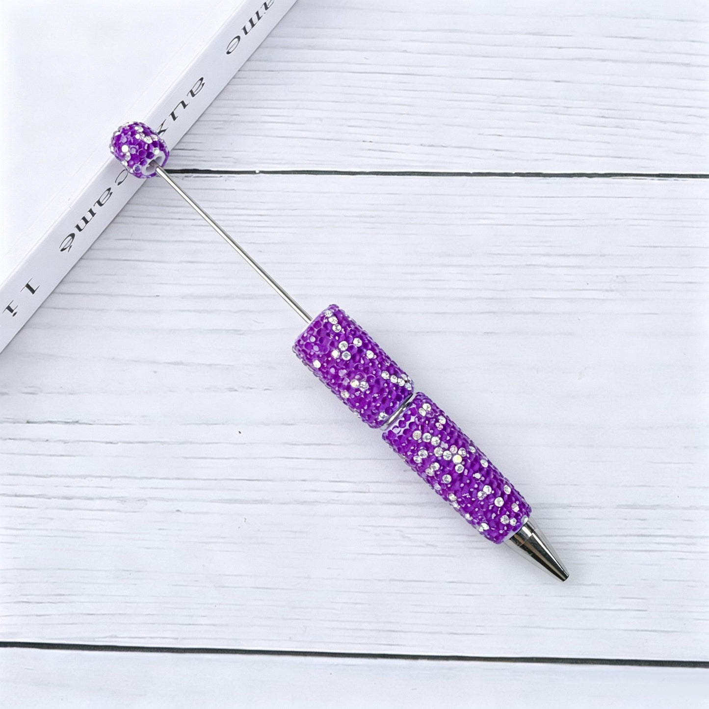 DIY Fluorescent AB Candy Color Rhinestones Beadable Pen 21