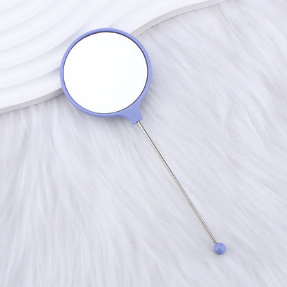 Beadable Mirrors Mini Handheld Round