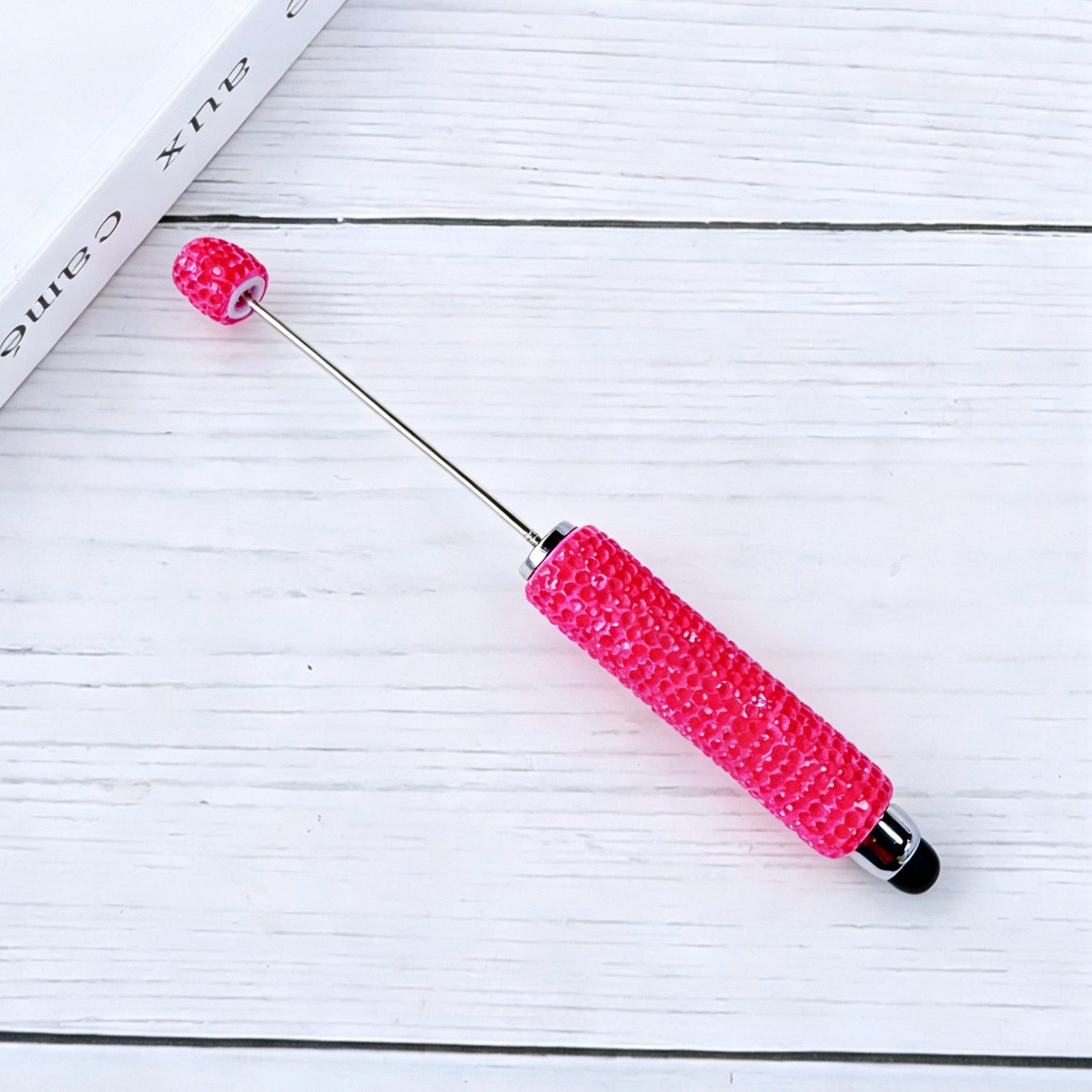 DIY Candy Color Multifunctional 3 in 1 Touch Screen Beadable Pen 15