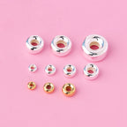 Metal Spacer Beads 3-10mm Polished Classic 2pcs