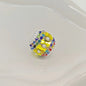 Full Rhinestone Bubblegum Rhinestone Beads 18mm Glam 4pcs 12