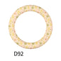 65mm Silicone Beads Printed Designs Vibrant Colors 43