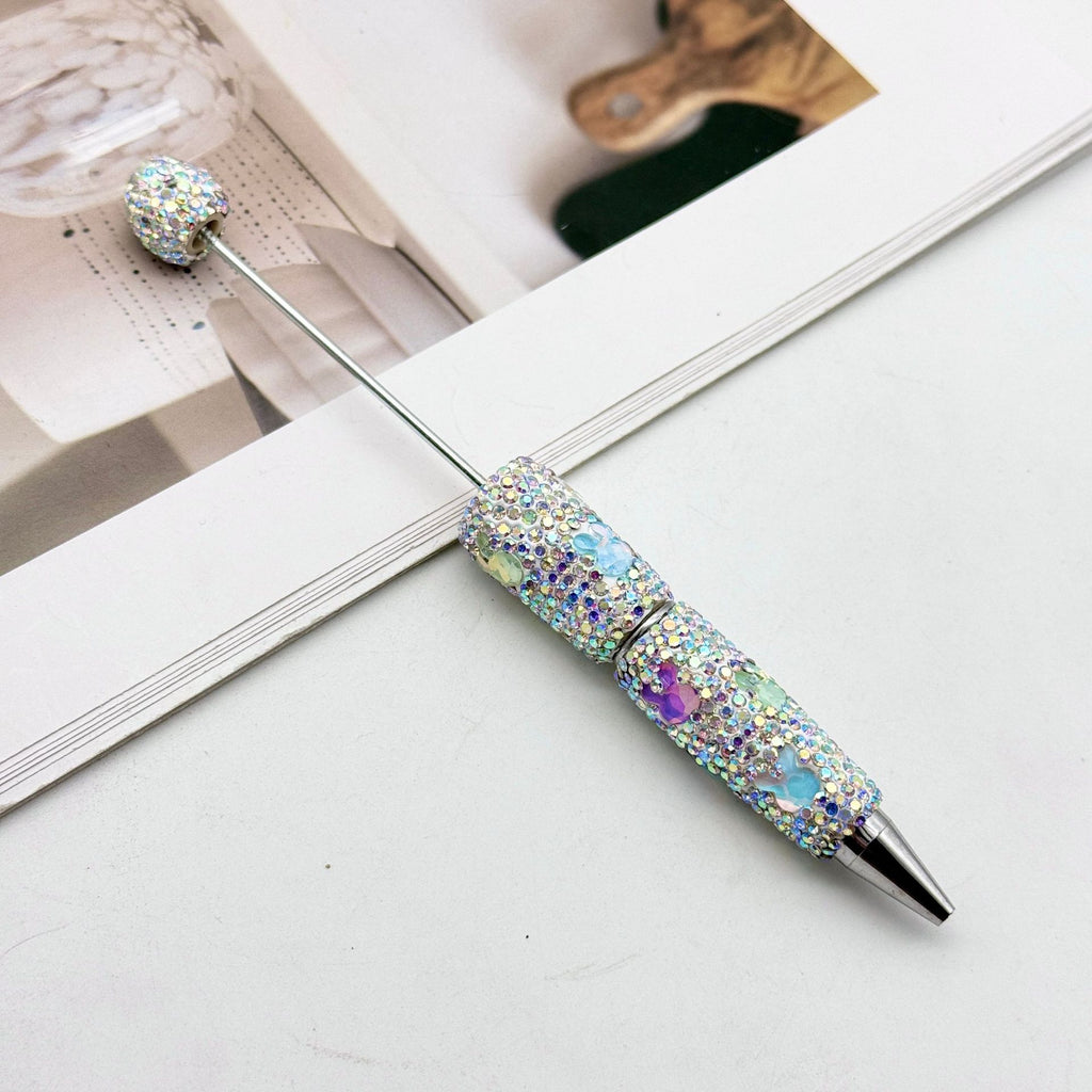 Love Rabbit Colored Rhinestones Beadable Pen 6