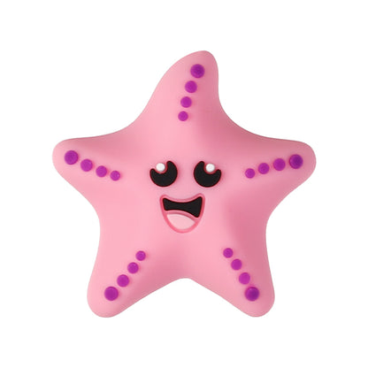 Silicone 3D Focal Beads Marine Animals Starfish and Seahorse Detailed Shapes 20pcs 13