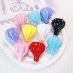 Opaque Hot Air Balloon Acrylic Beads 30x25mm Colorful 5pcs 2
