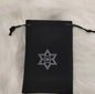 Tarot Card Velvet Drawstring Bags Celestial Esoteric Design 5pcs 18x11.5cm 10