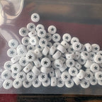 Special Character Flat Acrylic Beads 7mm 10pcs per Pack 6