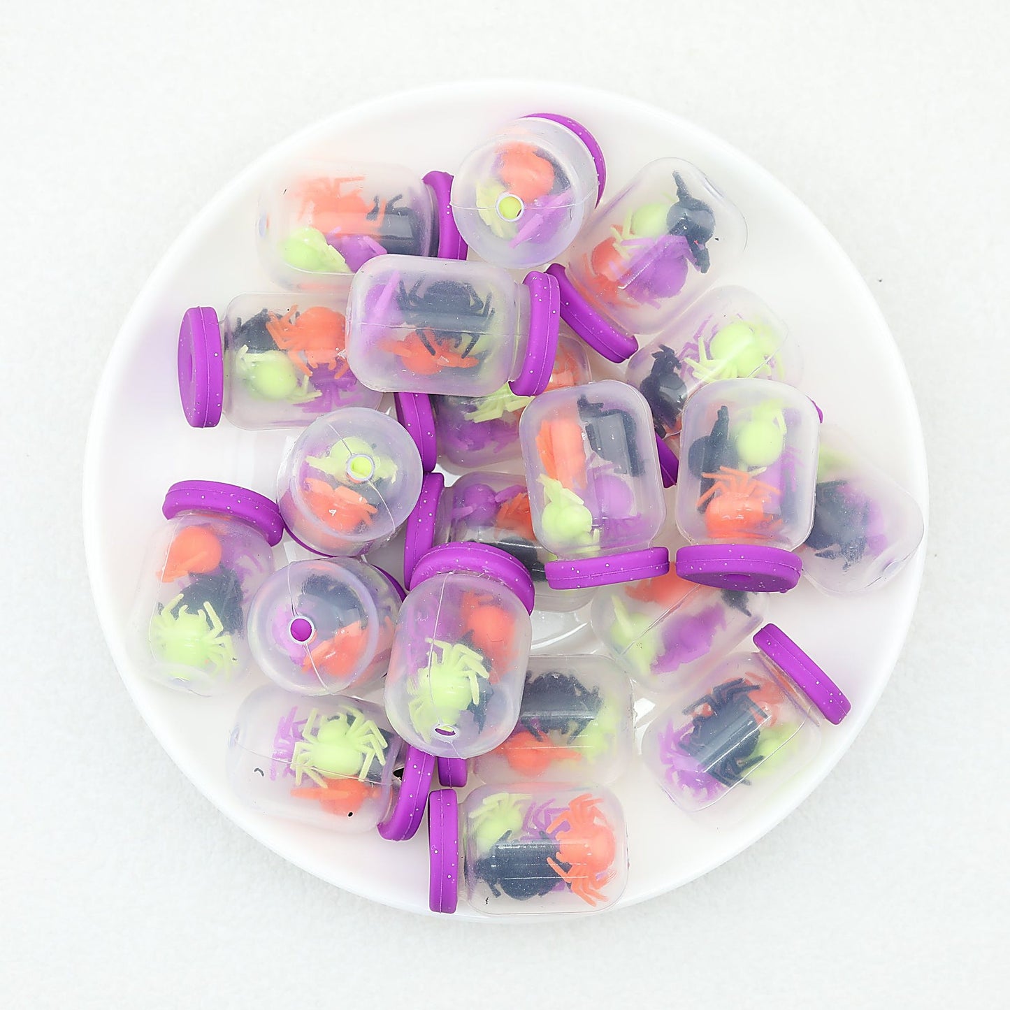 Silicone 3D Halloween Bottle Focal Beads 20 pcs - 7