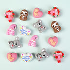 Silicone 3D Focal Beads Mother's Day Koala Bouquet Happy Mother's Day 20pcs 6