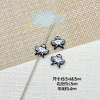 Baking Painted Poker Metal Beads 15mm Colorful Whimsical Design 10pcs 12