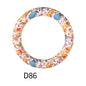 15mm Silicone Beads Disney Character Mix Mickey Stitch Winnie 50pcs 16