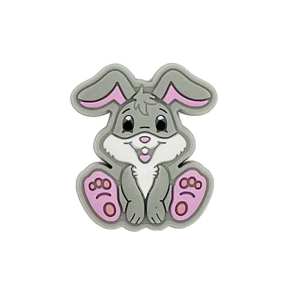 Silicone Focal Beads Rabbit Sitting Pose 20pcs 4