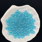 Plating Round Acrylic Beads 12mm Iridescent Transparent 550pcs 16