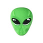 Silicone 3D Focal Beads Alien Bigfoot Green Alien Head 20pcs 11