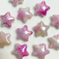 UV Finish Gradient Star Acrylic Beads 22x10mm Multicolor Pastel 50pcs 6