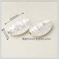 Oval Metal Beads 11.6mm 20mm Auspicious Elephant Bright Silver Alloy 100pcs 6