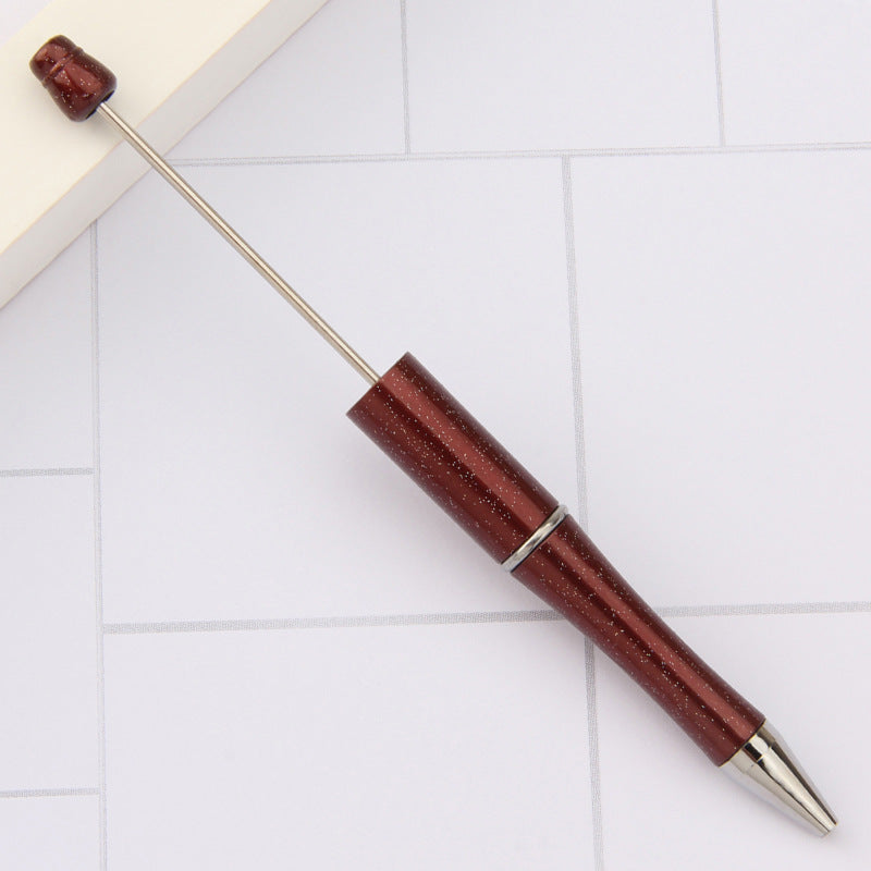 Glitter Beadable Pens Wholesale, Pearlescent Color Ballpoint Barrel Blanks, 11.5mm x 145mm
