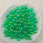 Plating Round Acrylic Beads 10mm Iridescent Transparent 950pcs 24