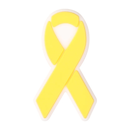 Silicone Focal Beads Awareness Ribbon Colorful Multi Color Ribbon 20pcs 12