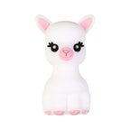 3D Animal Silicone Focal Beads Llama Cow Capybara 20pcs 8