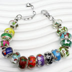 Acrylic Spacer Beads 14mm Christmas Elements Pattern 100pcs 4