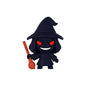 Silicone Halloween 3D Focal Beads Spooky Characters 20pcs - Witch