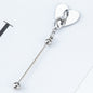 Beadable Metal Cup Charms Heart-shaped