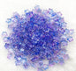 Pentagonal Star Glass Beads 8mm Transparent Pastel Colors 30pcs 8