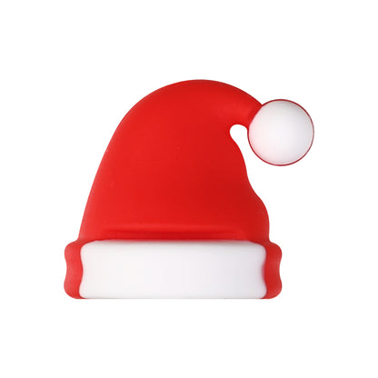 Silicone 3D Focal Beads Christmas Gingerbread Man Santa Claus Gift 20pcs 19