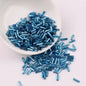 Plating Metallic Color Twisted Bugle Glass Beads 6mm 2500pcs 28
