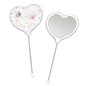 Beadable Heart Shape Handheld Makeup Mirror 23