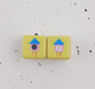 Candy Colored Hello Kitty Square Acrylic Beads 15mm Lively 10pcs 4