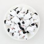3D Character Shaped Silicone Focal Beads Snoopy Design 20pcs