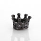 Copper Crown Spacer Beads 10.8x7.2mm Inlaid with Zircon 10pcs 7