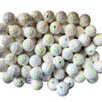 Golf Ball Style 20mm Acrylic Bubblegum Beads 20pcs 2