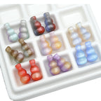 18mm Colorful Resin Gourd Shaped Beads Small Hole 10pcs 5