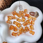 Bear Transparent Glass Beads 12mm 14mm Multicolor 50pcs 15