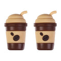 Silicone 3D Focal Beads Coffee Cup With Coffee Bean Detail 20pcs 12