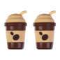 Silicone 3D Focal Beads Coffee Cup With Coffee Bean Detail 20pcs 12