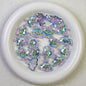 Glitter Bow Cloud Resin Beads 25mm Pastel Sparkle 10pcs 5