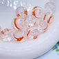 Hand Painted Wind Chimes Acrylic Beads 16mm Transparent Colorful 10pcs 11