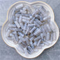 Acrylic Tube Beads 8x20mm Pastel Marbled Soft Glow 10pcs 19