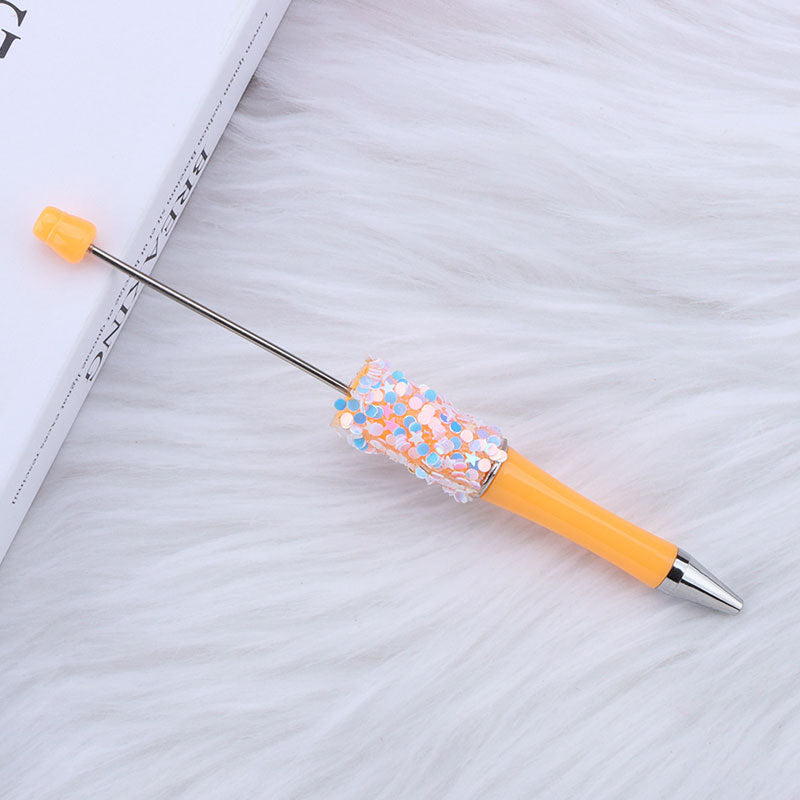 Star Sequin Creative Beadable Pen Plastic 8
