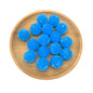 Sugar Acrylic Bubblegum Beads 20mm Frosted Texture Mixed Colors 50pcs 7